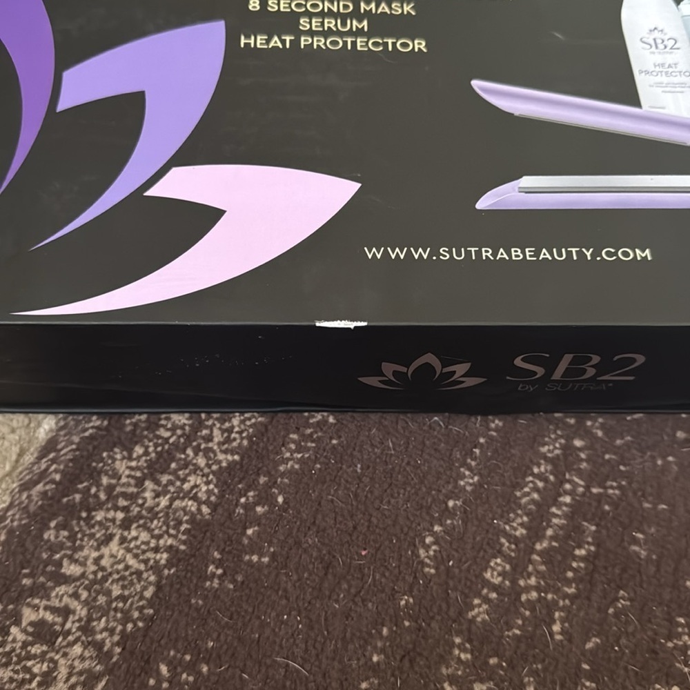 Sutra Beauty 5-Pc. Hair Styling Gift Set; Flat Iron, Heat Brush, Protectant NEW - Picture 9 of 11